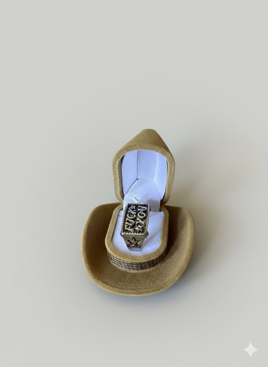 “F*#K YOU” ring