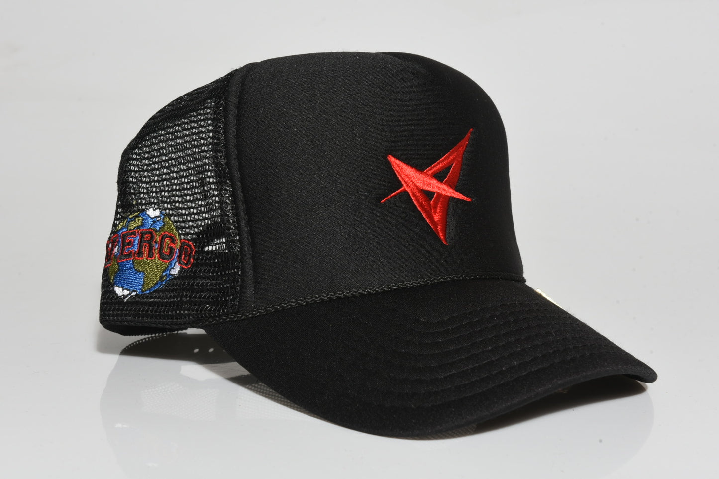 Red and Black Trucker