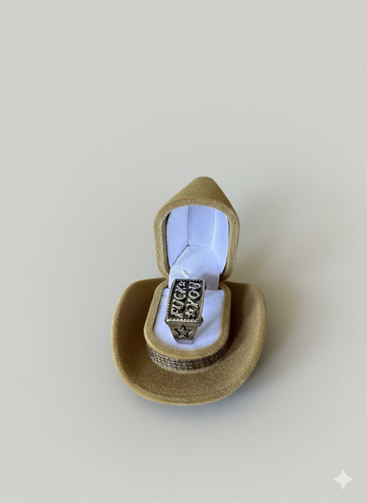 “F*#K YOU” ring