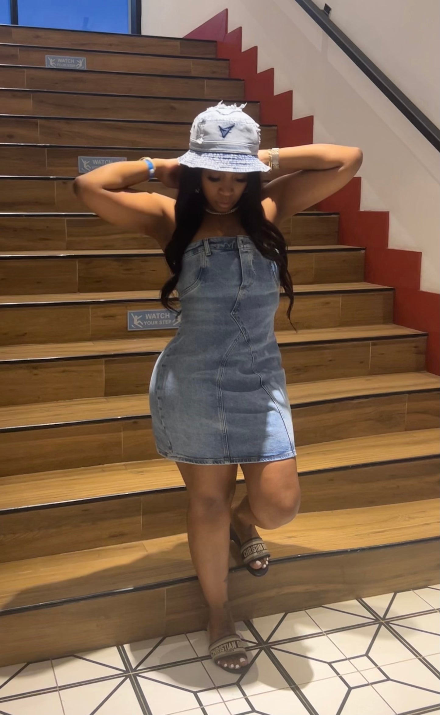 Bucket Hat ( Denim )