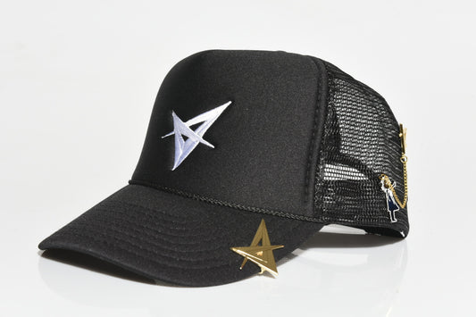 Black & White Trucker