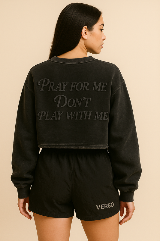 Cropped “Pray for Me” ( Shirt only)
